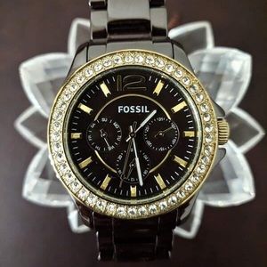 Fossil Riley Chocolate Ladies Watch
